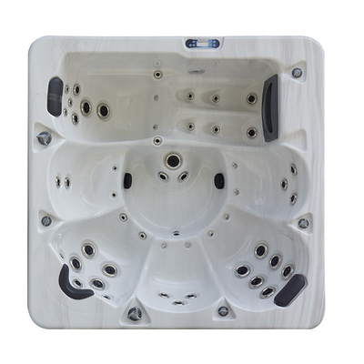 Balboa Acrylic 6 Person Whirlpool Hot Tub With Underwater Led Light For Family And Friend