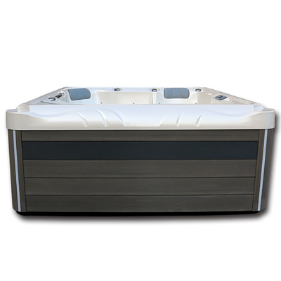 Improve Sleep Relax Muscles Hot Tub With Overflow Fountain Outdoor