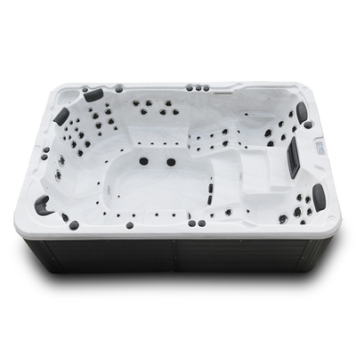 8 10 Persons Acrylic Outdoor Endless Swimming Pool Freestanding 1320mm