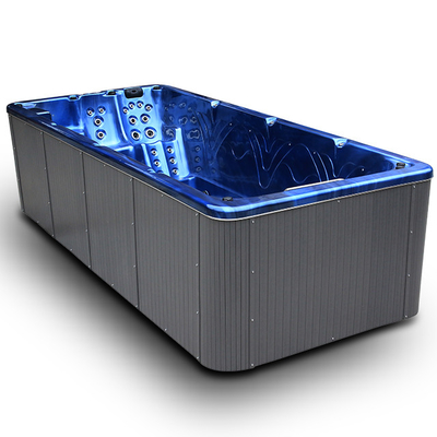 Luxury 8 Person Acrylic Whirlpool Endless Swim Pool Outdoor Massage Swim Spas