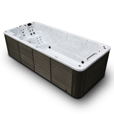 Luxury 8 Person Acrylic Whirlpool Endless Swim Pool Outdoor Massage Swim Spas
