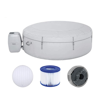 Customized Inflatable Hot Tub With Insulation Cover Hot Spring Bathtub Inflatable