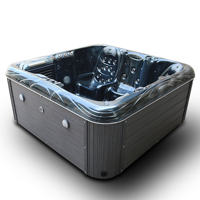 5 People Outdoor Freestanding Massage Spa Hot Tubs With Wireless Bluetooth Music