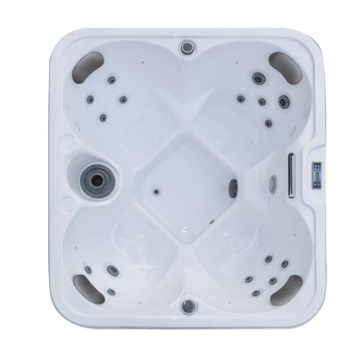 Pearl White 4 Seats Whirlpool Spa Bathtubs Massage Hot Tubs Outdoor