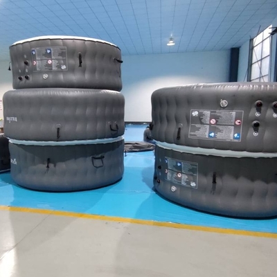4 People Portable Massage Hot Tub Outdoor Inflatable Spa Bathtub