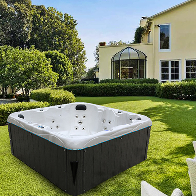 Multi Function Led Light Acrylic Spa Massage Hot Tub Outdoor Spa For 7 People