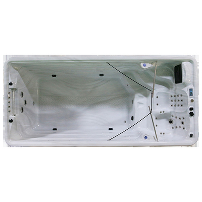 4.8m Outdoor Spa Hot Tub Endless Swim Spa Acrylic Swimming Pool