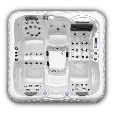 Balboa Control System Freestanding Outdoor Bathtub Spa Hot Tub For 4 Persons