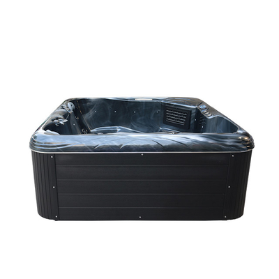 Outdoor Air Jets Massage Hot Tubs Whirlpool Waterfall Spa With 3 Seats 2 Lounges