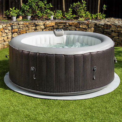 4 People Inflatable Spa Bathtub Outdoor Hot Tub Spa Inflatable