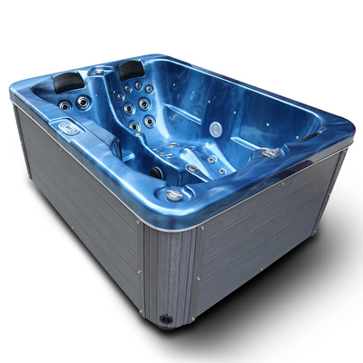 3 Person Acrylic Massage Bathtub 1800L Outdoor Whirlpool Hot Tub