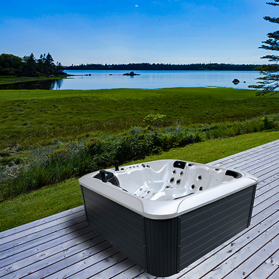 M-780D 5 Persons Hot Tub Acrylic White Marble Balboa Control System Massage Bathtub Whirlpool
