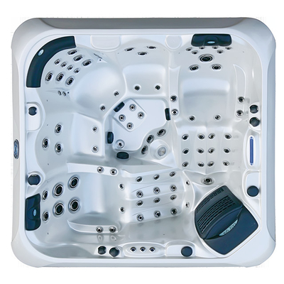 M-780D 5 Persons Hot Tub Acrylic White Marble Balboa Control System Massage Bathtub Whirlpool