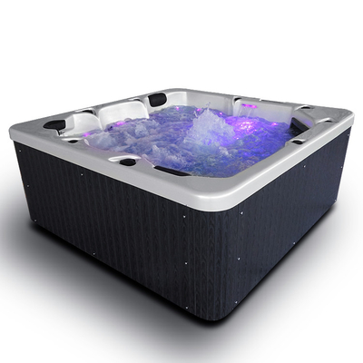 5 Persons Family And Friend Outdoor Hot Tub With Sleek Exterior Styly And Seat