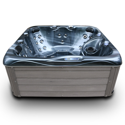Customized 4 People Outdoor Spa Bathtubs Freestanding European Design Spa