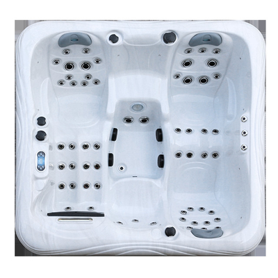 Outdoor Jacuzzi Acrylic Massage Spa Bathtub For 4 Persons For Relaxing Hydrotherapy
