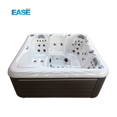 White Marble 1300L Outdoor Spa Hot Tub Acrylic Spa Bathtubs Whirlpool Balboa System
