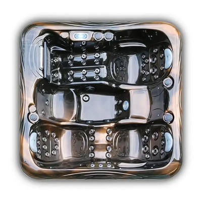 Stainless Steel Frame 4 Persons Hot Tub 2.5HP 2.0HP Massage Pump 2Lounge 2 Seats Spa Capacity