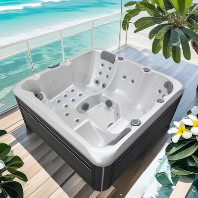 WiFi-Enabled 5 Persons Hot Tub Modern Design Outdoor Garden Acrylic Massage Spa Tub with CE/ETL/SAA/ISO Certification