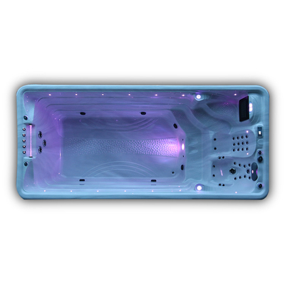 Freestanding Endless Spa Pool Outdoor Massage Swim Spa For 6 Person