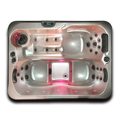 Acrylic Outdoor Bathtub Air Jets Massage Hot Tubs Waterfall Spa Whirlpool