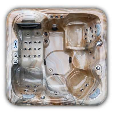 Aristech Acrylic 5 Persons Hot Tub Balboa Control With LED Light