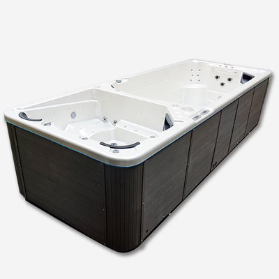 Luxury Rectangular 10 Person Big Swim Spa Outdoor Whirlpool Hot Tub