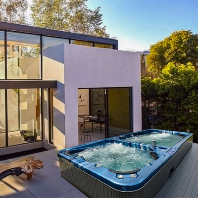 Swim Spa Good Swim Pool Container Endless Pool Acrylic Fiberglass Swim Spa Pool Outdoor Swimming Pool